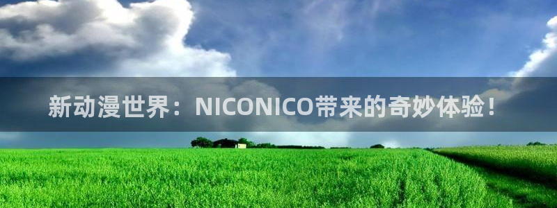 动漫岛官方版下载：新动漫世界：NICONICO带来的奇妙体验！